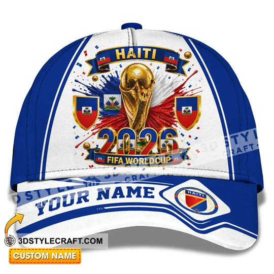 Personalized Cap, Customized Haiti World Cup 2026 Classic Cap style option 1