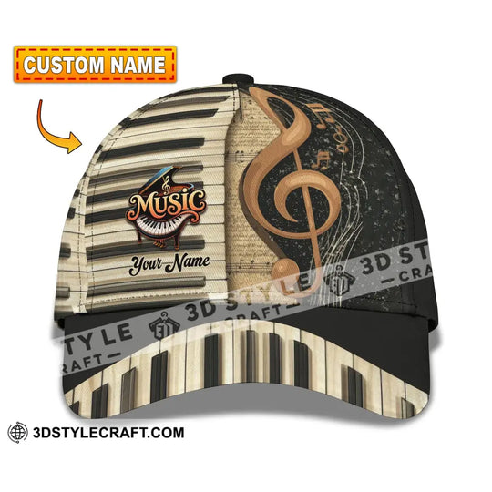 Personalized Cap, Customized Music Classic Cap style option 1