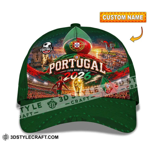 Personalized Cap, Customized Portugal World Cup 2026 Classic Cap style option 1