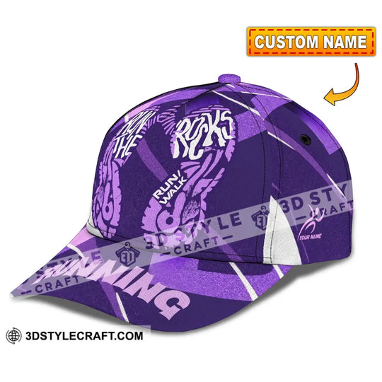 Personalized Cap, Customized Running Classic Cap style option 1