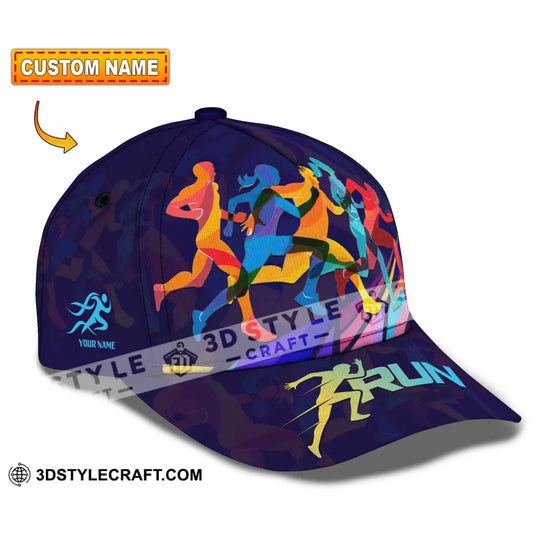 Personalized Cap, Customized Running Classic Cap style option 1