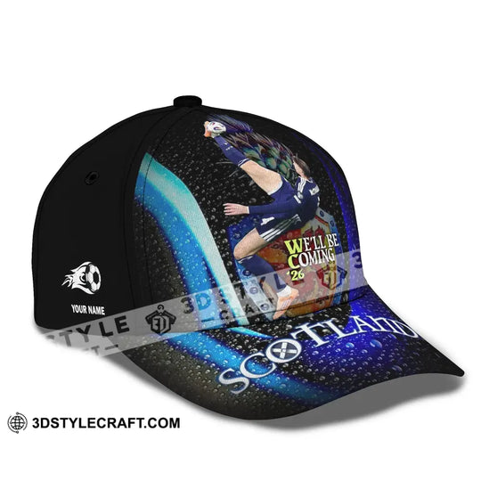 Personalized Cap, Customized Scotland We'll Be Coming 26 Classic Cap style option 3