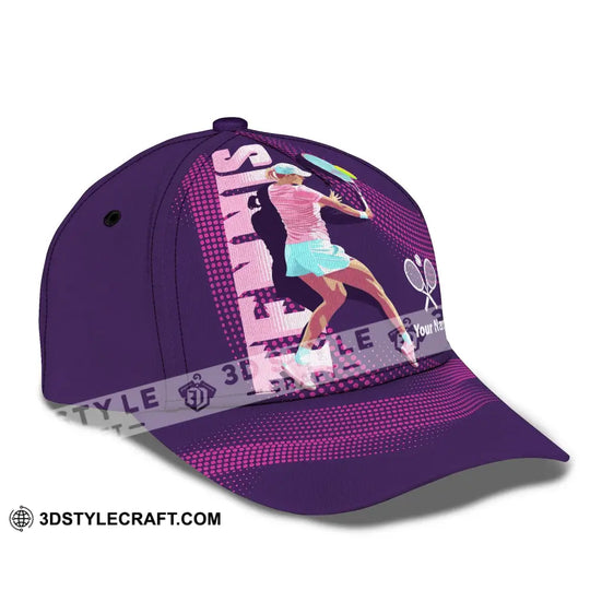 Personalized Cap, Customized Tennis Classic Cap style option 3