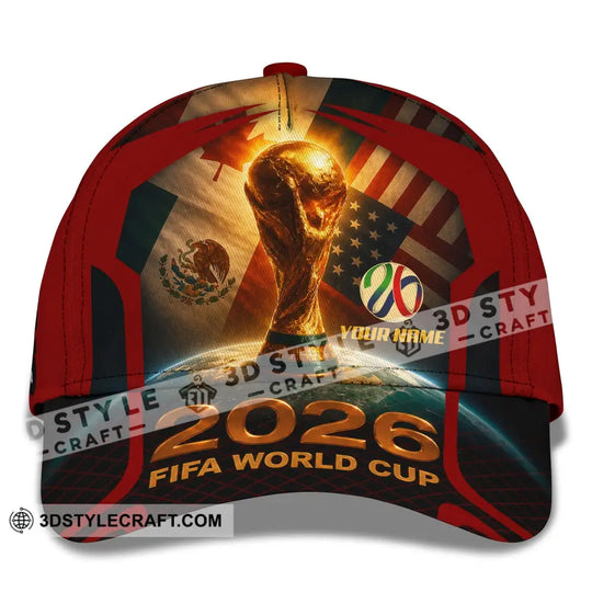 Personalized Cap, Customized World Cup 2026 Classic Cap style option 2