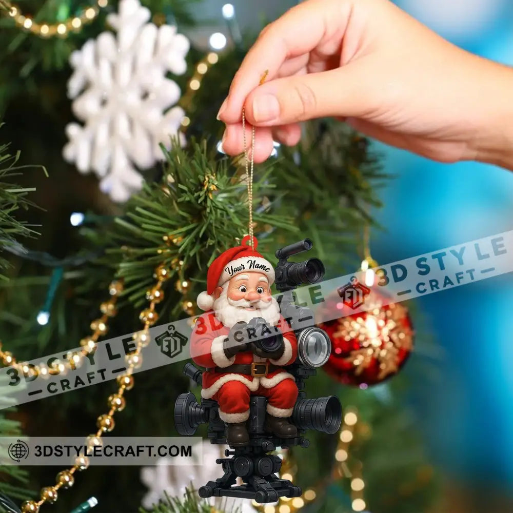 Photographer Christmas Home Decor Christmas Ornament Personalized Ornament Ornament