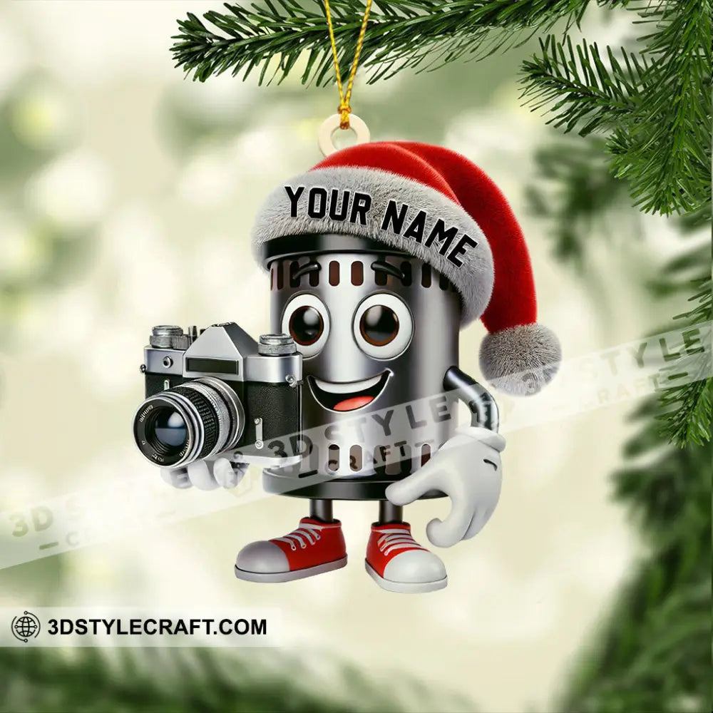 Photographer Christmas Home Decor Ornament Personalized