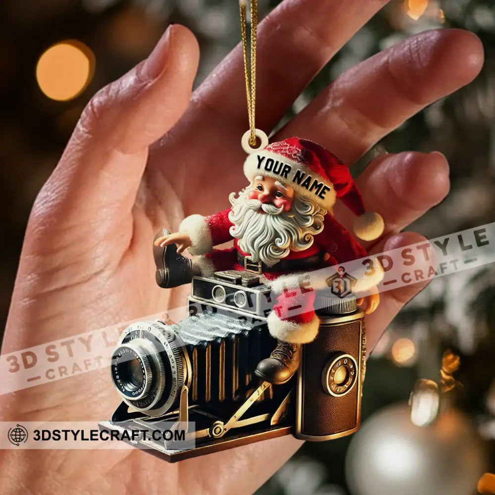Photographer Christmas Home Decor Ornament Personalized