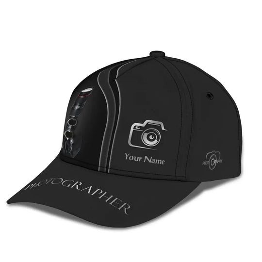 Photographer Classic Cap, Photographer Hat, Unisex Photographer Hat style option 3