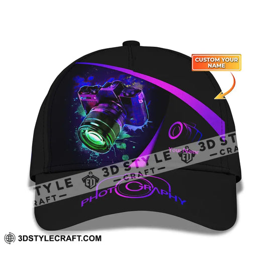 Photographer Classic Cap, Photographer Hat, Unisex Photographer Hat style option 1