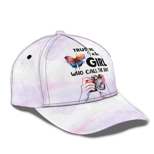 Photographer Classic Cap, Photographer Hat, Woman Photographer Hat style option 4