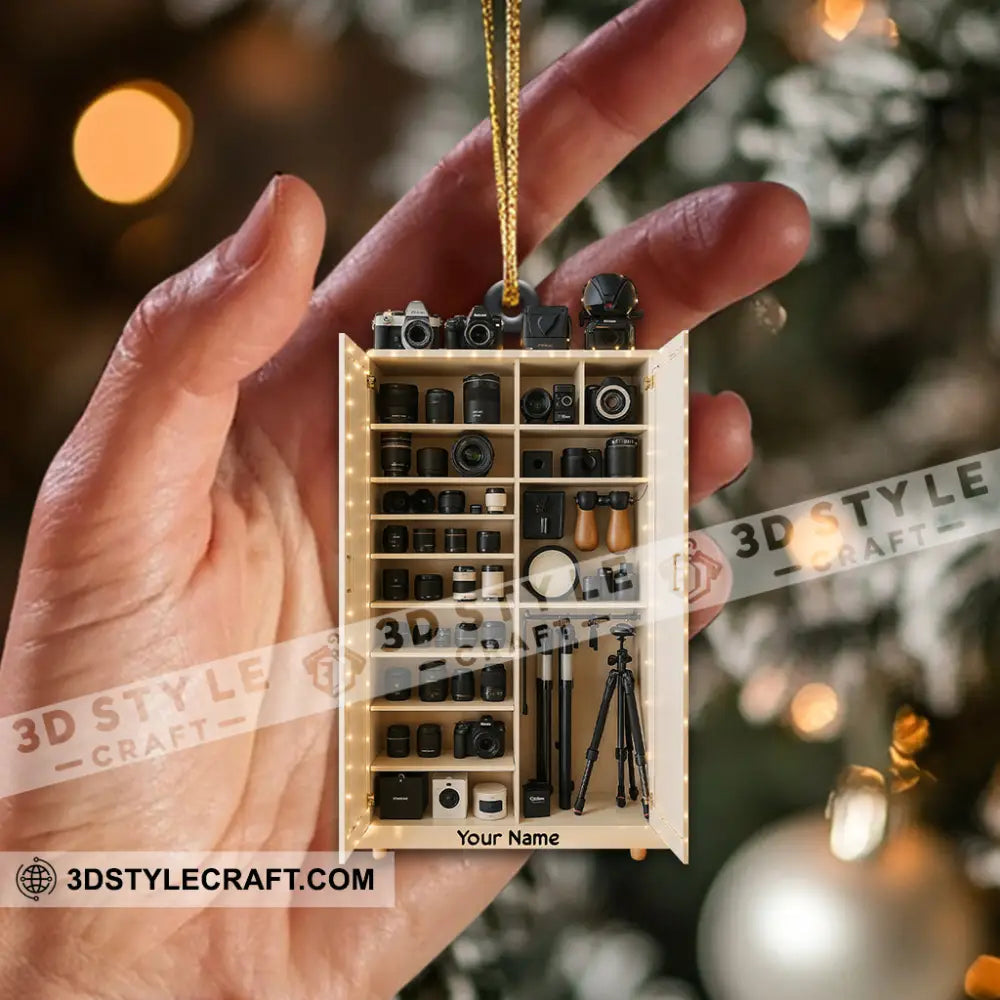 Photographer Lover Home Decor Christmas Ornament Personalized Ornament Ornament