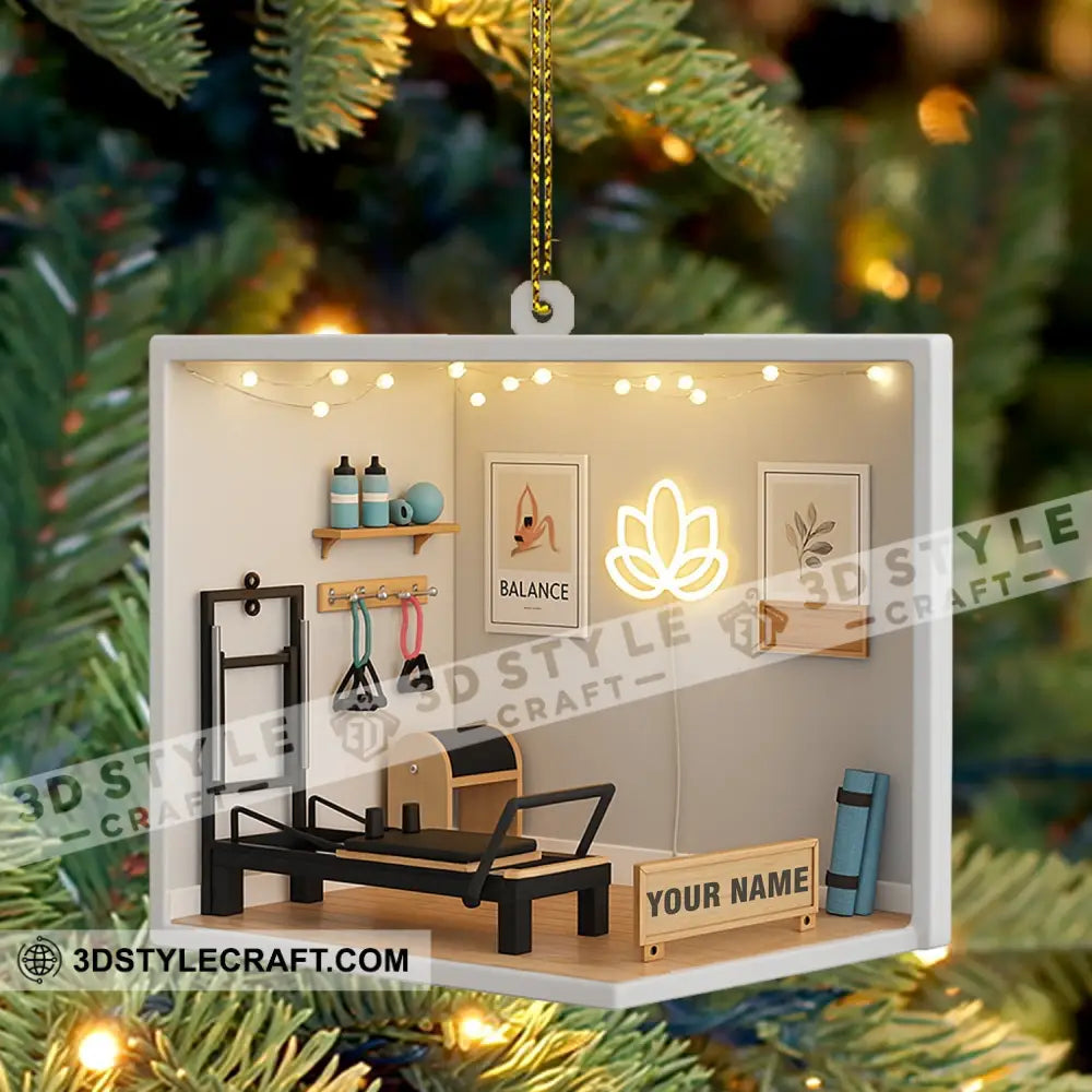 Pilates Corner Home Decor Christmas Ornament Personalized Ornament Ornament