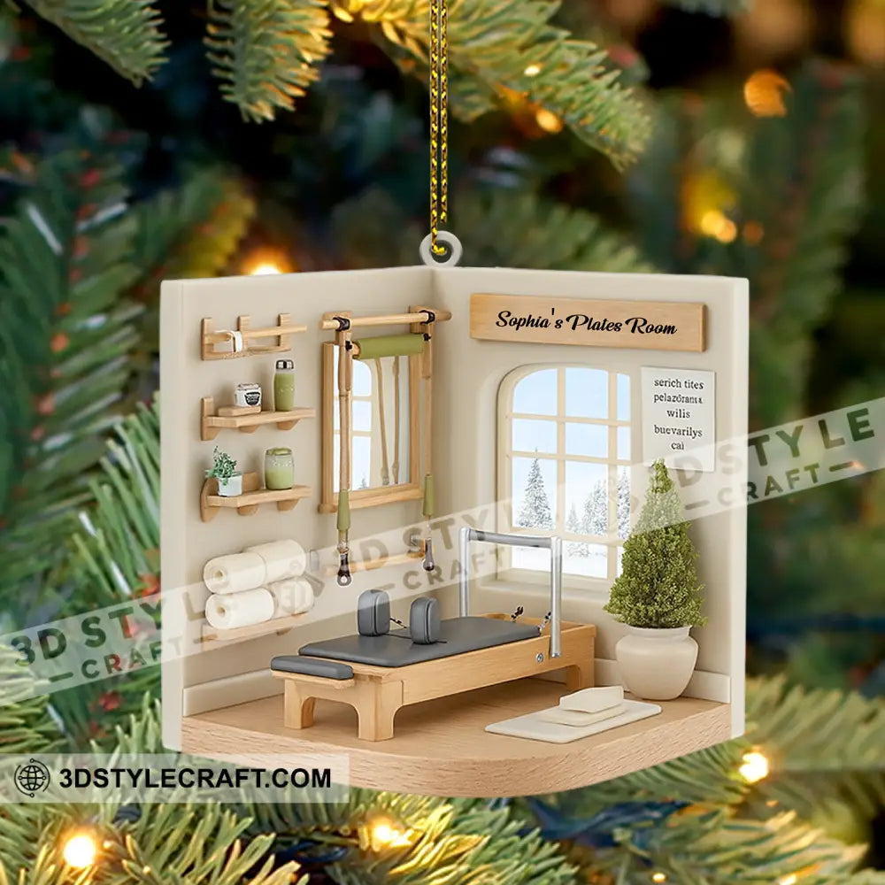 Pilates Room Home Decor Christmas Ornament Personalized Ornament Ornament