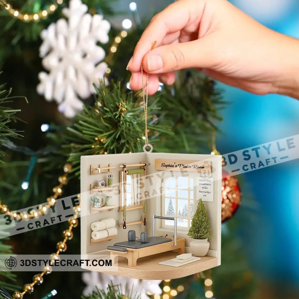 Pilates Room Home Decor Christmas Ornament Personalized Ornament Ornament