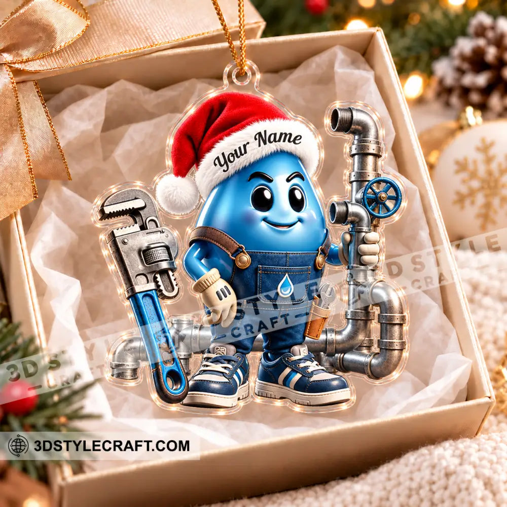 Plumber Home Decor Christmas Ornament Personalized Ornament - Ornament