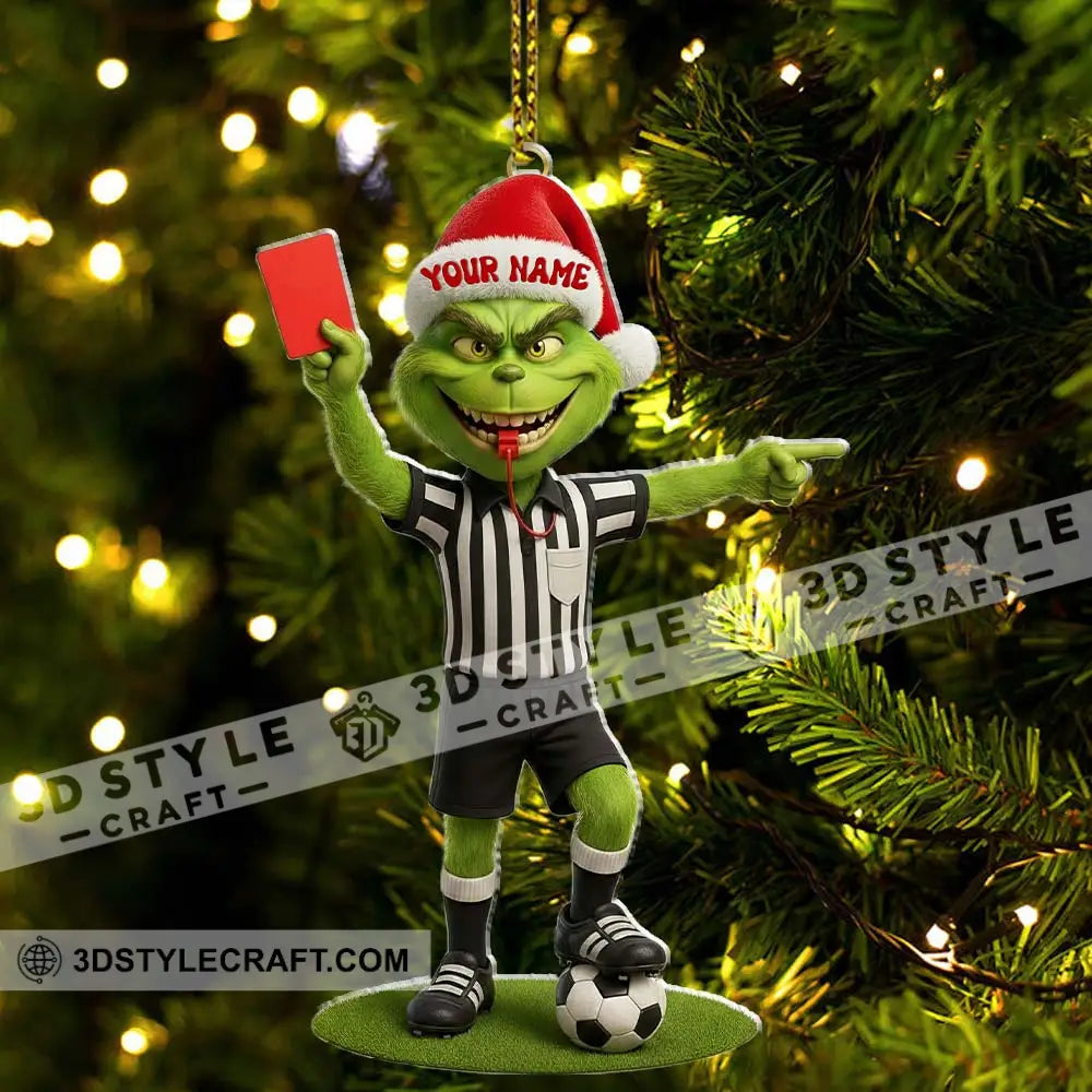 Referee Home Decor Christmas Ornament Personalized Ornament Ornament