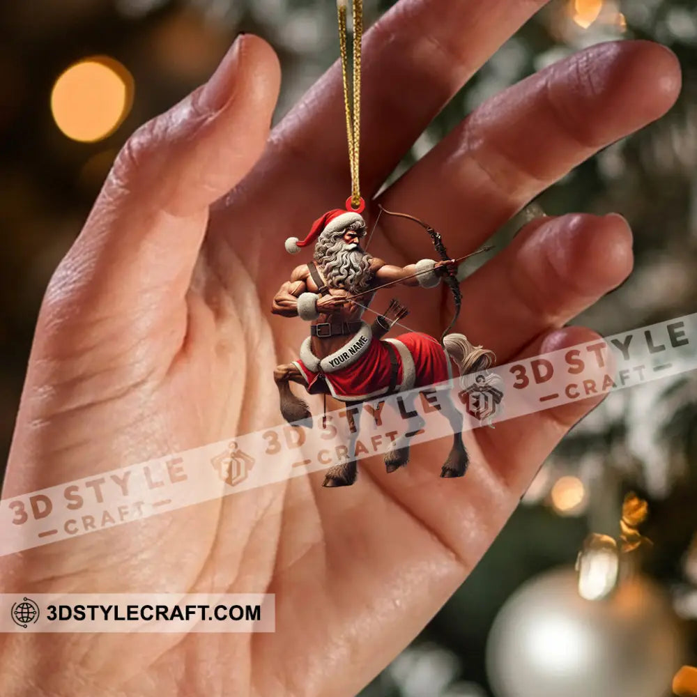 Santa Centaur Home Decor Christmas Ornament Personalized