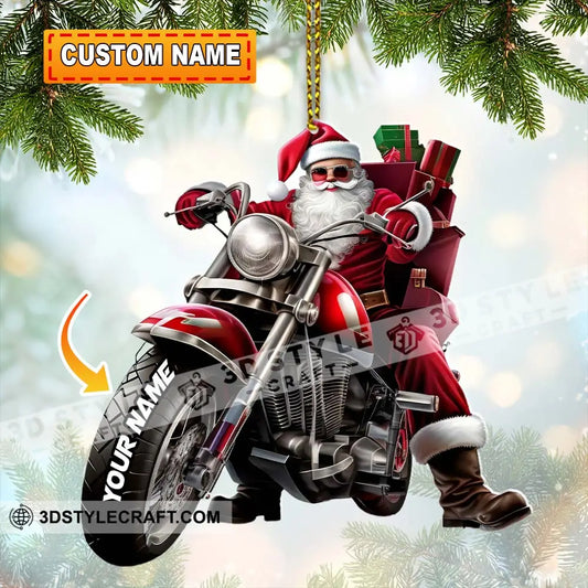 Santa Driver Home Decor Christmas Ornament Personalized Ornament 3.54’’ / 1 Ornament Ornament