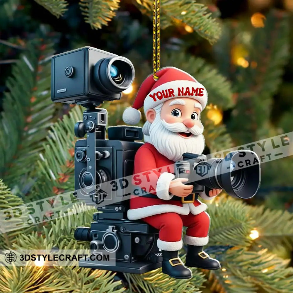 Santa Photography Home Decor Christmas Ornament Personalized Ornament Ornament