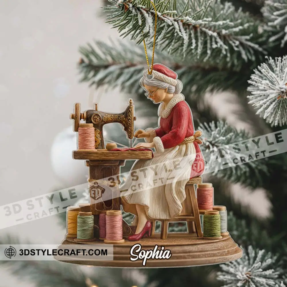 Sewing Christmas Home Decor Christmas Ornament Personalized Ornament Ornament