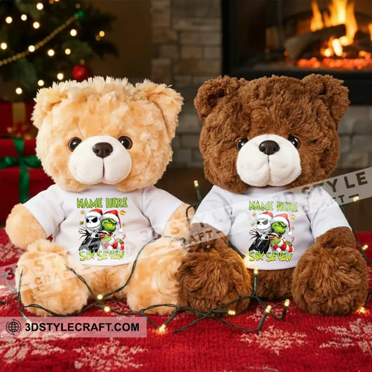 Six Seven Christmas Bear, Personalized Teddy Bear Shirt style option 2