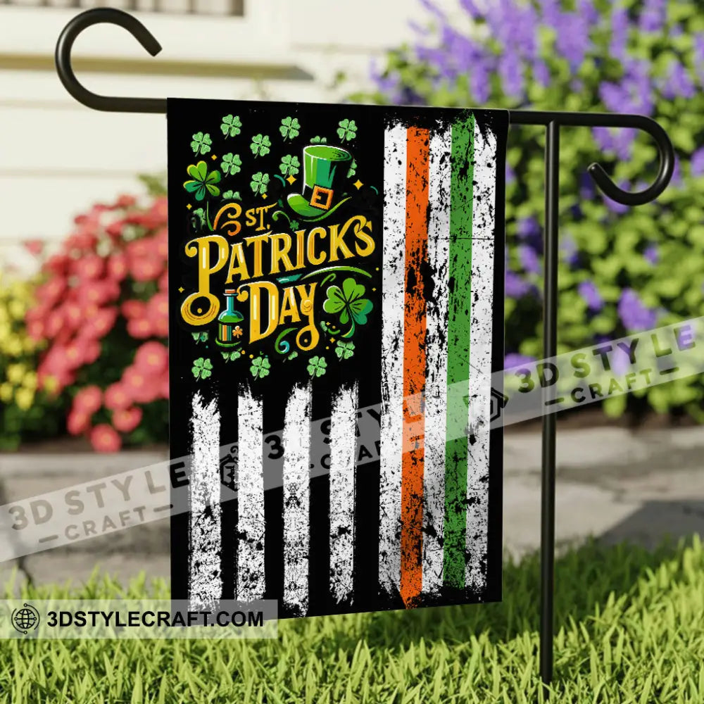 St.Patrick’s Day Flag Garden Flag 12x18 inch / 30x45 Cm / Packing: Only Flag Flag