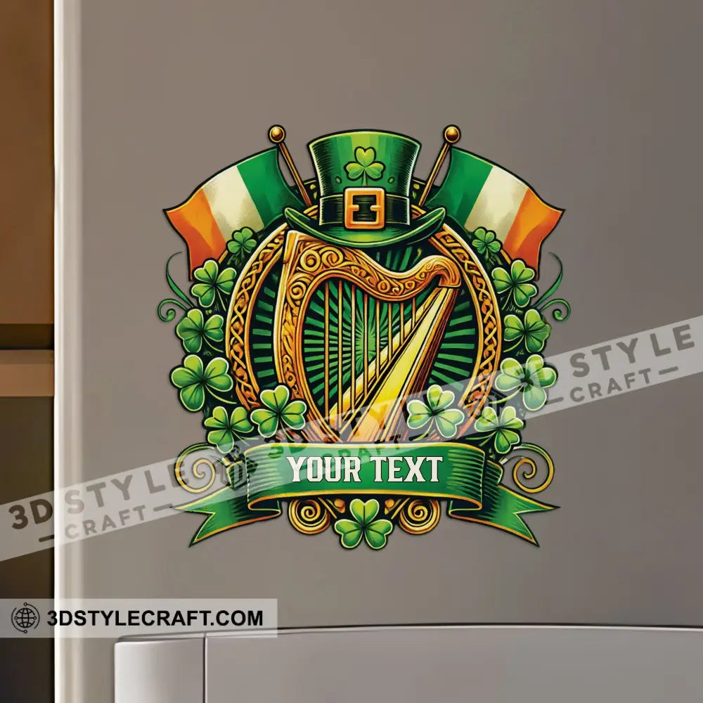 St.patrick’s Day Fridge Magnet - Personalized 3.54’’ / 1 Piece