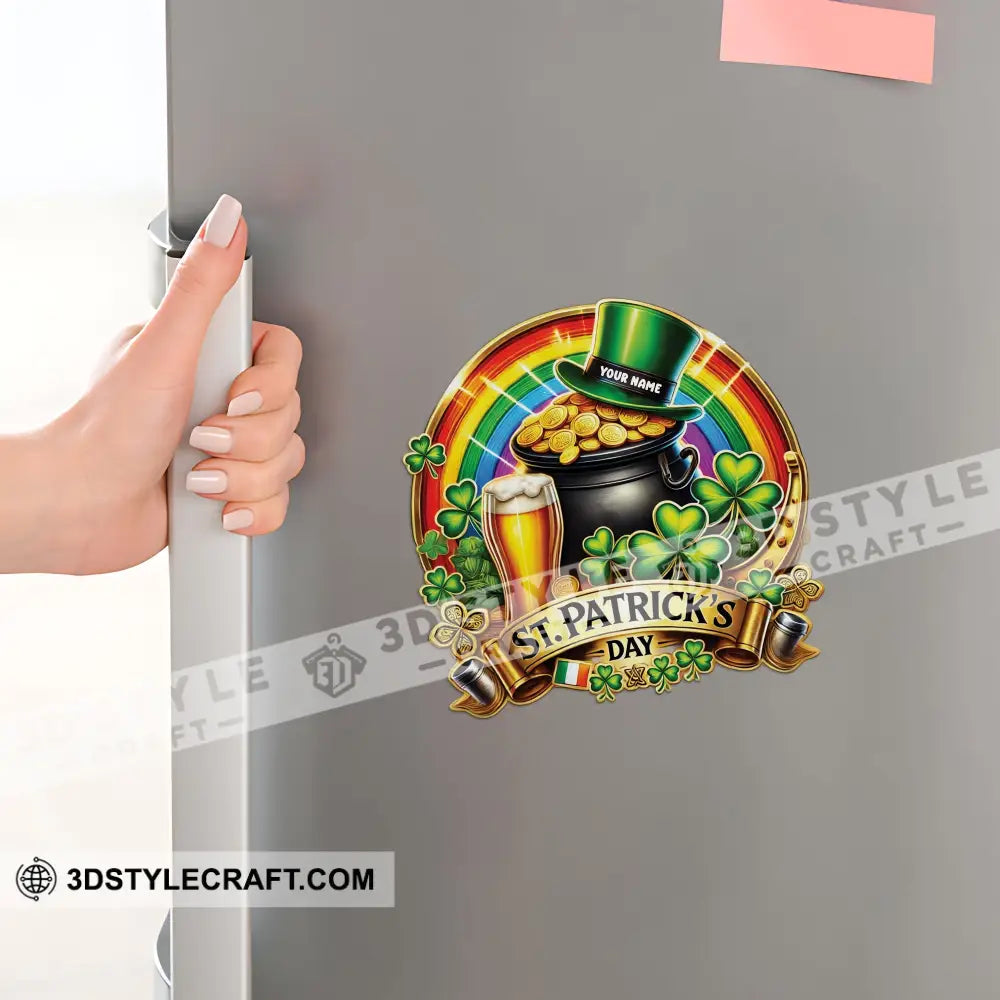 St Patrick’s Day Fridge Magnet - Personalized