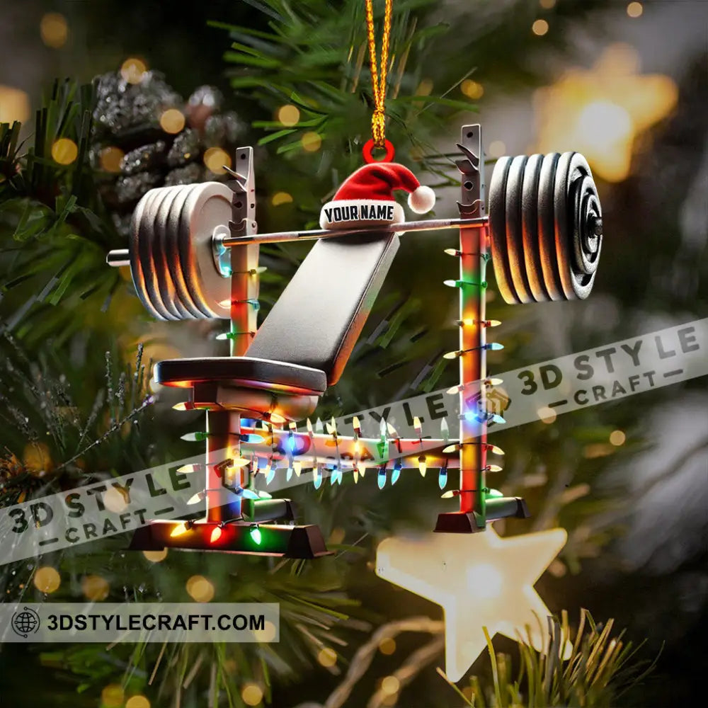 Stronger Home Decor Christmas Ornament Personalized