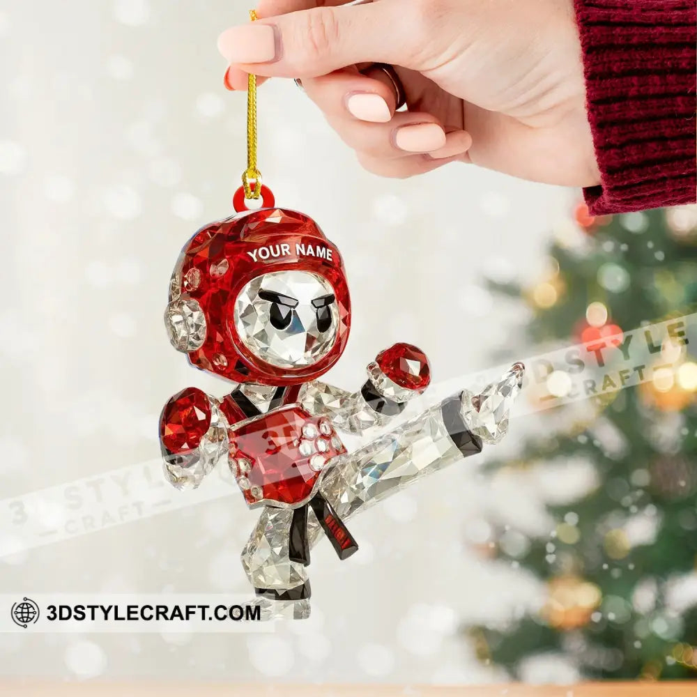 Taekwondo Christmas Home Decor Christmas Ornament Personalized Ornament Ornament