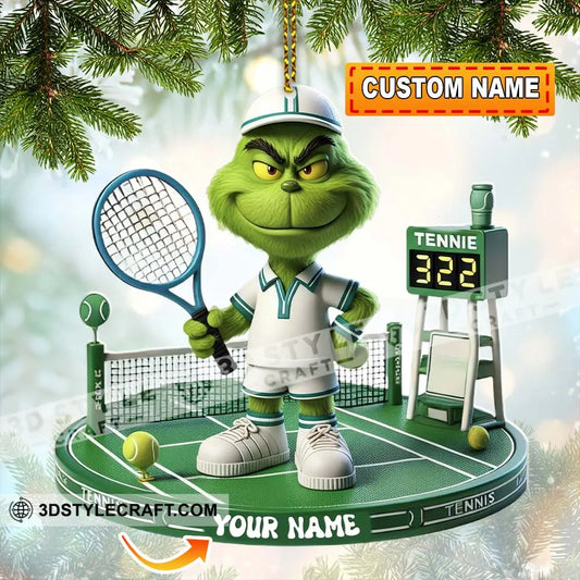 Tennis Christmas Home Decor Christmas Ornament Personalized Ornament 3.54’’ / 1 Ornament Ornament