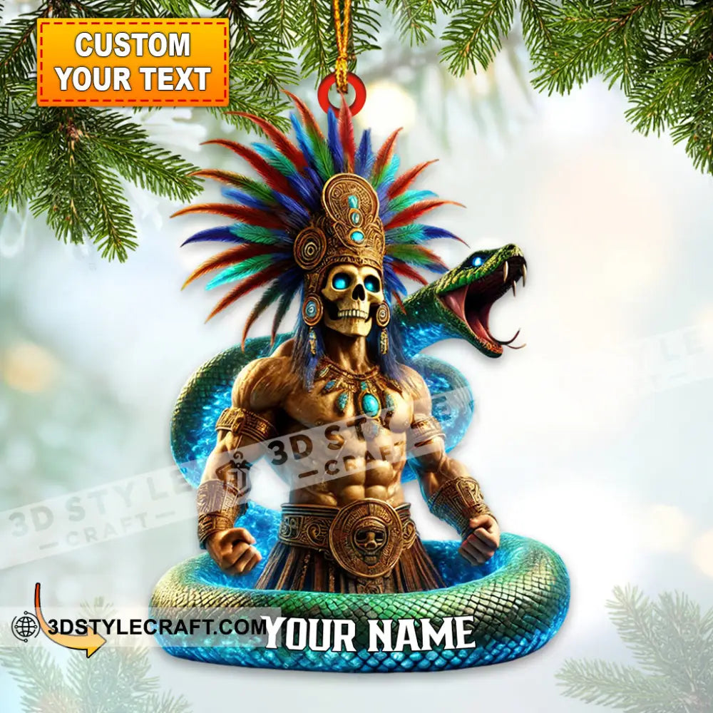 The Legend Of Huitzilopochtli Christmas Home Decor Ornament Personalized 3.54’’ / 1