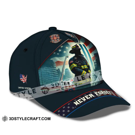 Unisex Cap, 09.11.01 Never Forget Classic Cap style option 3