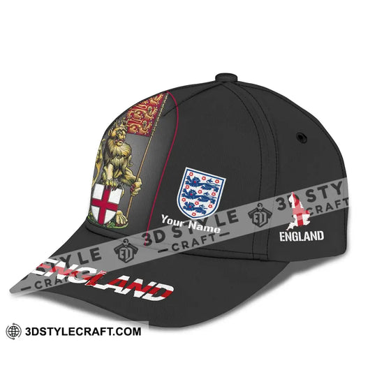 Unisex Cap,  Custom Name Cap - England Shirt Custom Cap style option 3