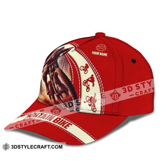 Unisex Cap, Custom Name Mountain Bike Hat style option 4