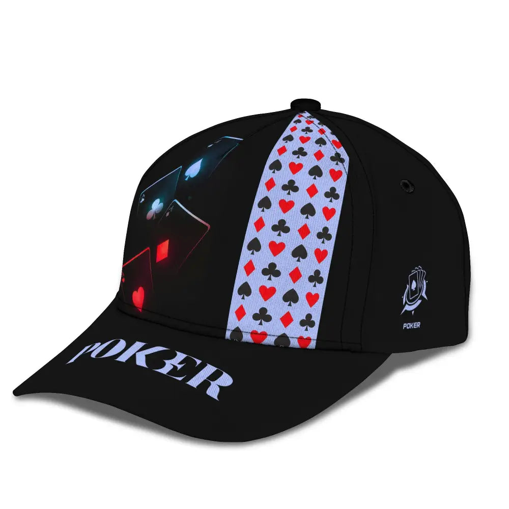 Unisex Cap Custom Name Poker Classic Hat Casino T-Shirt