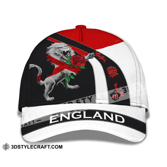 Unisex Cap, Football Cap, England Rose Lion Cap style option 1