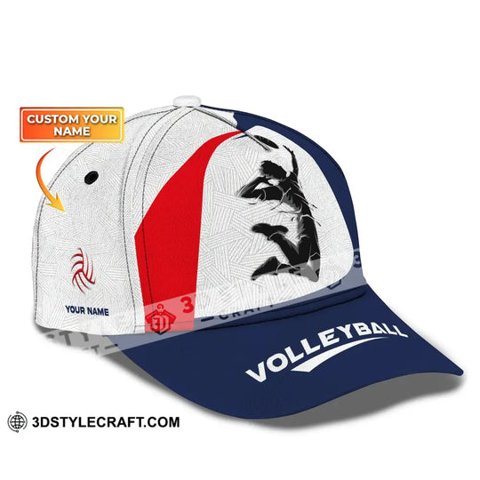 Unisex Cap, Personalized Volleyball Cap, Volleyball Classic Cap, Volleyball Hat, Gift for Volleyball Lovers style option 1