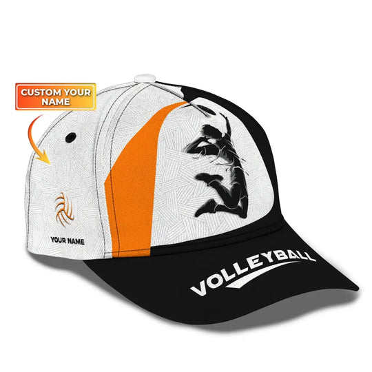 Unisex Cap, Personalized Volleyball Cap, Volleyball Classic Cap, Volleyball Hat style option 1