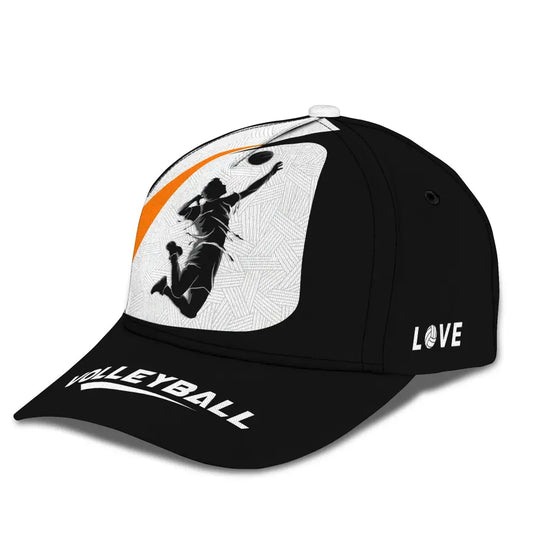Unisex Cap, Personalized Volleyball Cap, Volleyball Classic Cap, Volleyball Hat style option 2