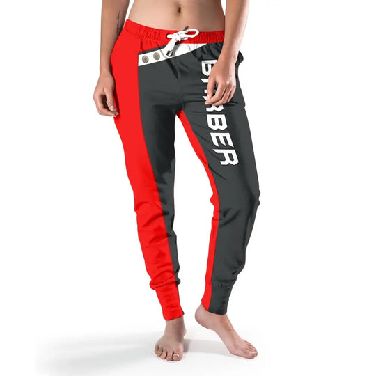 Unisex Clothing, Barber Jogger, Barber Sportwear, Jogger Pant For Men and Women style option 3