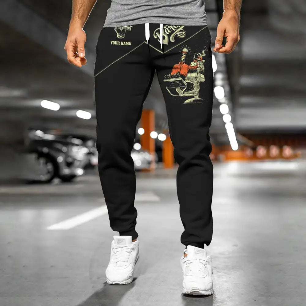 Unisex Clothing Barber Jogger Sportwear Pant For Men And Women Pants