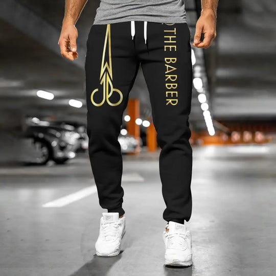 Unisex Clothing, Barber Jogger, Barber Sportwear, Jogger Pant For Men and Women style option 3