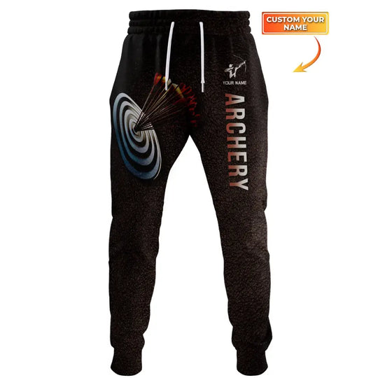 Unisex Clothing, Custom Archery Jogger, Archery Jogger Pants, Gift for Archery Lovers style option 1