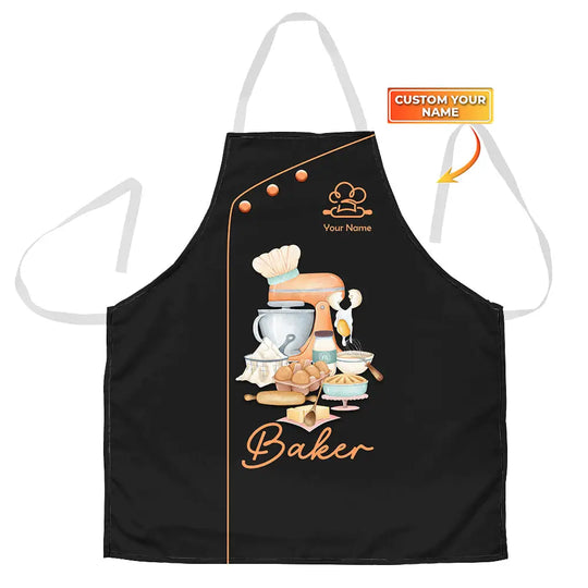 Unisex Clothing, Custom Baker Joymuu Apron, Cooking Apparel, Chef Apparel style option 1