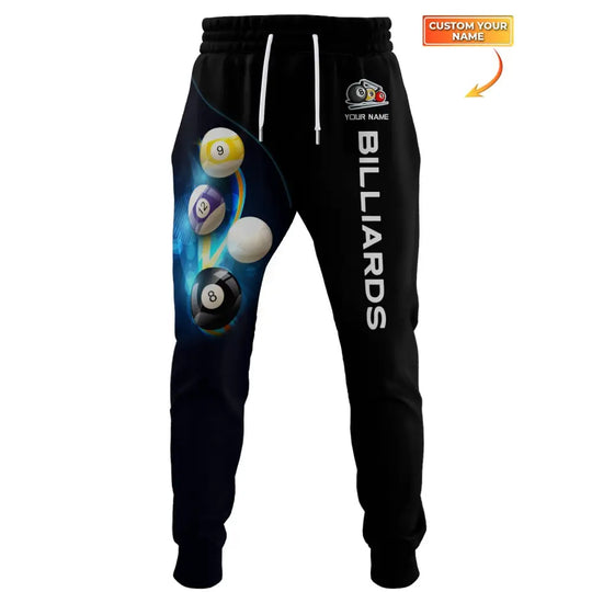 Unisex Clothing, Custom Billiards Jogger, Billiards Jogger Pants, Gift for Billiards Lovers style option 1