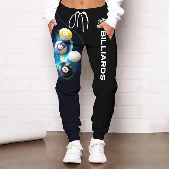 Unisex Clothing, Custom Billiards Jogger, Billiards Jogger Pants, Gift for Billiards Lovers style option 4
