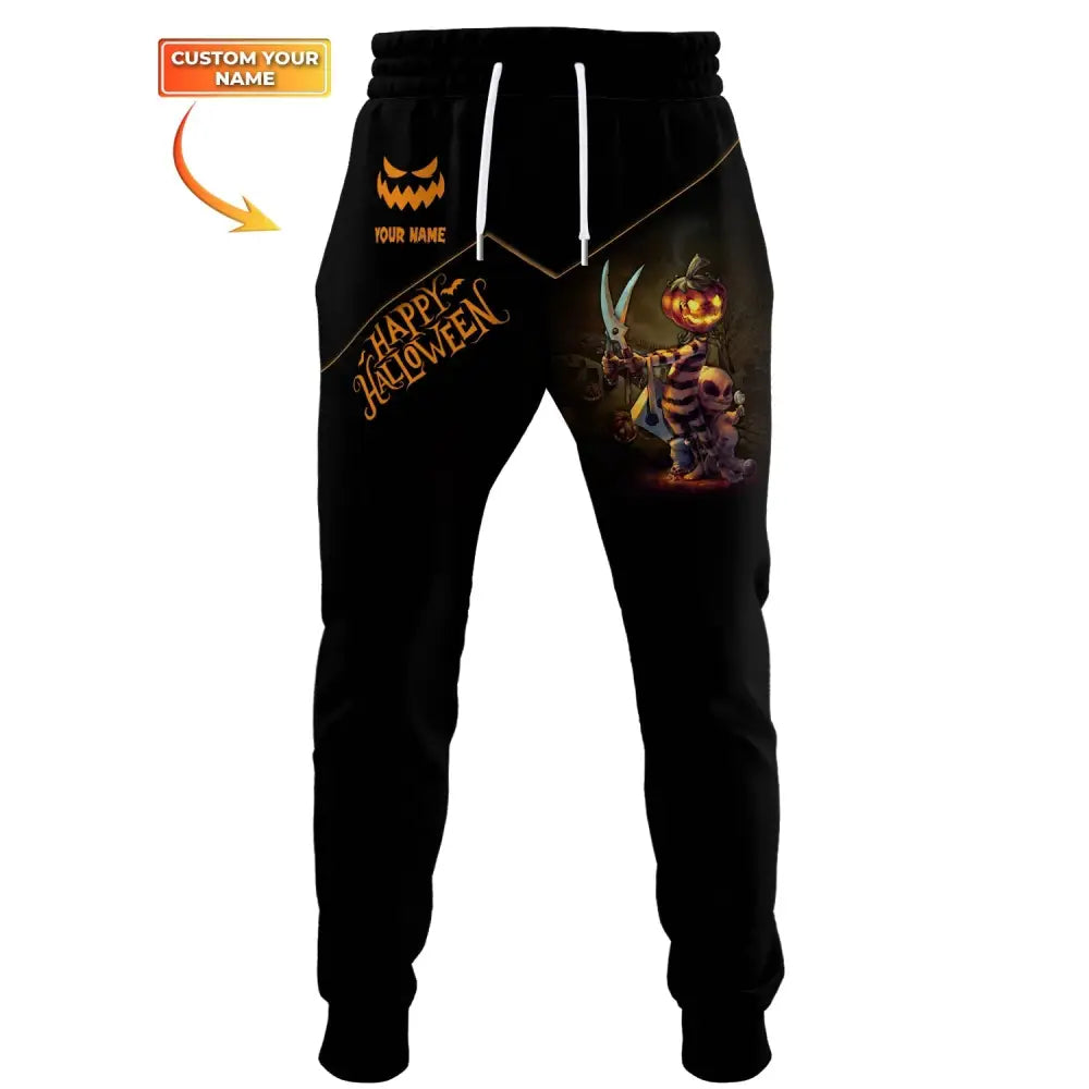 Unisex Clothing Custom Halloween Jogger Happy Pants For