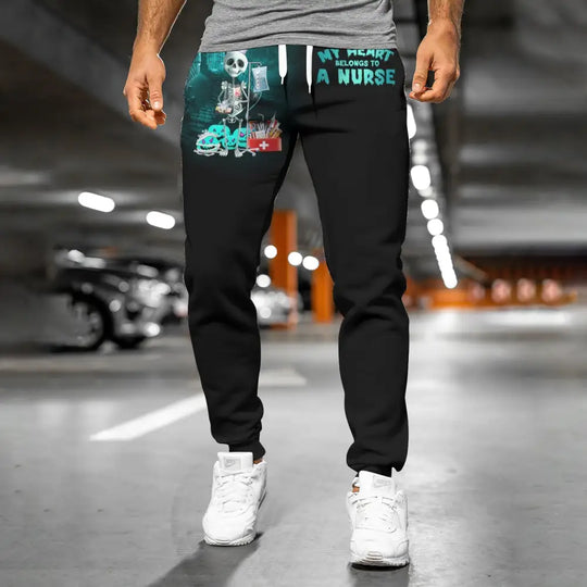 Unisex Clothing, Custom Halloween Jogger, Happy Halloween, Jogger Pants For Halloween style option 3