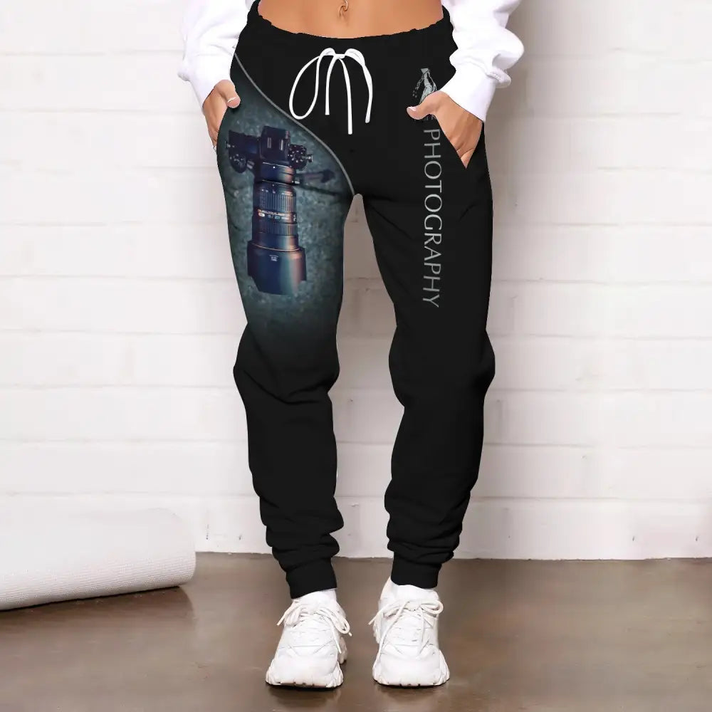 Unisex Clothing Custom Photography Jogger Pants Gift For Photographers
